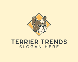 Terrier - Bulldog Pet Veterinary logo design