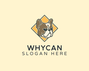 Brown Puppy - Bulldog Pet Veterinary logo design