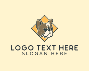 Bulldog Pet Veterinary Logo