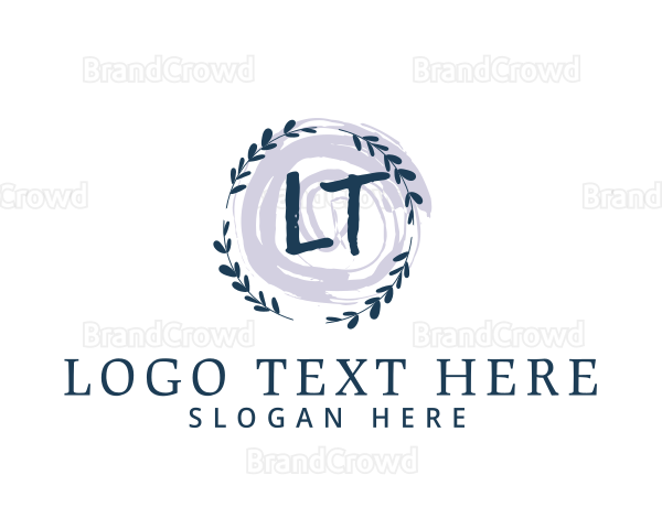 Natural Leaf Swirl Logo