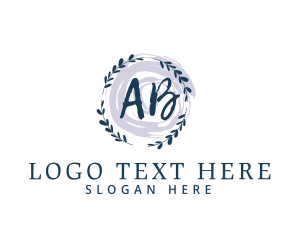 Circle - Circle Leaf Letter logo design