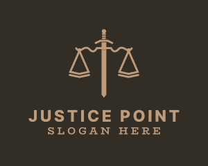Judiciary - Sword Scale Judiciary logo design