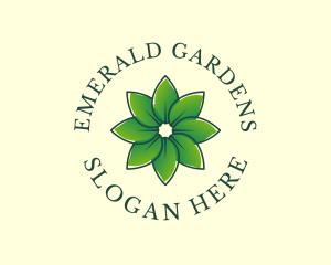 Organic Flower Gardening  logo design