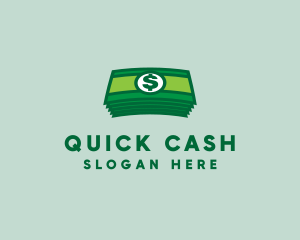 Cash Currency Dollar logo design