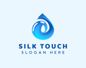Lotion - Water Droplet Liquid logo design
