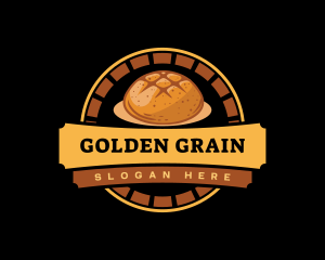 Grain - Oven Bakery Bread logo design