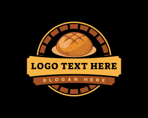 Baker - Oven Bakery Bread logo design