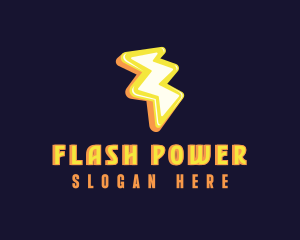 Electrical Lightning Power logo design