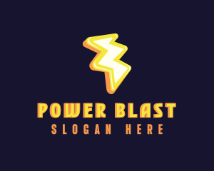 Electrical Lightning Power logo design