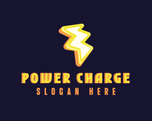 Electrical Lightning Power logo design