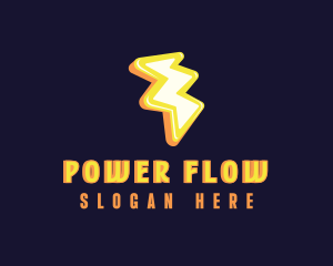 Electrical Lightning Power logo design