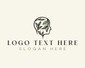 Psychology - Leaf Mental Wellness logo design