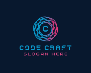 Tech Circuit Programming  logo design