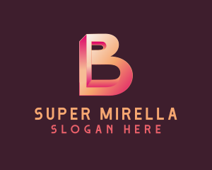 3D Generic Letter B Logo