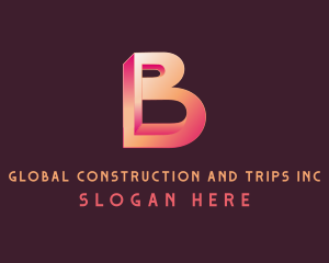 Letter B - 3D Generic Letter B logo design