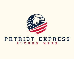 America - Patriotic Eagle America logo design
