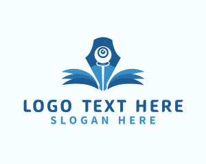 Blog - Pen Camera Book logo design
