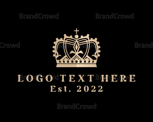 Royalty Gold Crown Logo