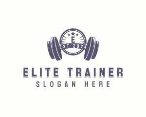 Bodybuilder Workout Trainer logo design