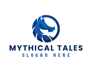 Mythology - Gaming Dragon Monster logo design