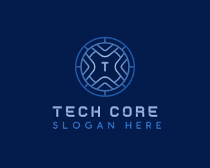 Digital Tech Software Application logo design