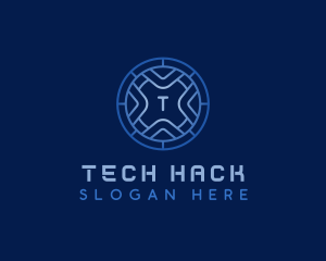 Digital Tech Software Application logo design