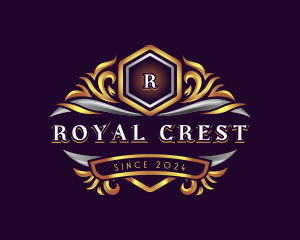 Premium Royal Crest logo design