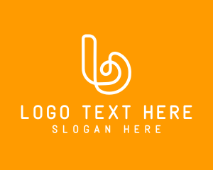 Logistics - Generic Professional Lineart Letter B logo design