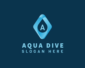 Water Drop Liquid logo design