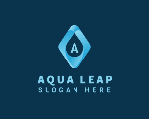 Water Drop Liquid logo design