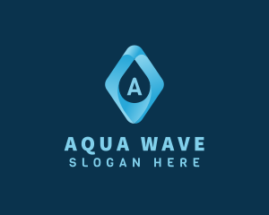 Water Drop Liquid logo design