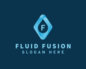 Water Drop Liquid logo design