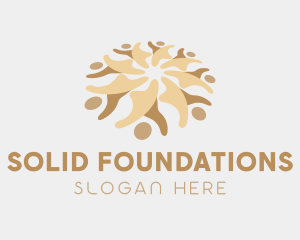 International Human Foundation logo design