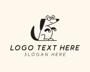 Dog House - Dog Puppy Pet logo design