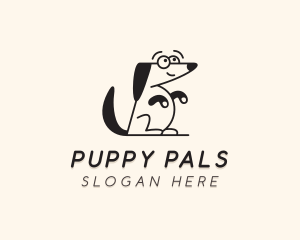 Dog Puppy Pet  logo design