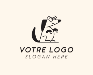 Domesticated Animal - Dog Puppy Pet logo design