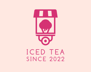 Ice Cream Cart logo design