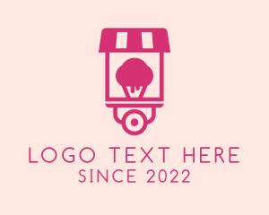 Food App - Ice Cream Cart logo design