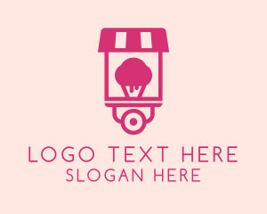 Ice Cream Cart Logo