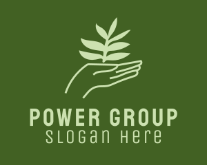 Plant Hand Farming  Logo