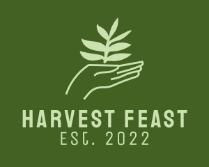 Plant Hand Farming  logo design