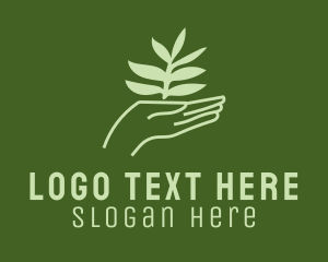 Plant Hand Farming  Logo