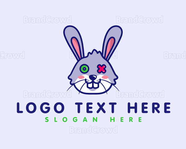 Bunny Rabbit Gamer Logo