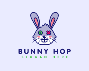 Bunny Rabbit Gamer  logo design