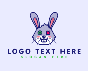 Streamer - Bunny Rabbit Gamer logo design