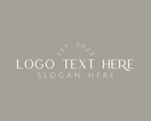 Wordmark - Elegant Brand Business logo design