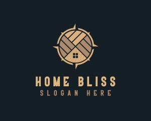 Home Flooring Parquet logo design