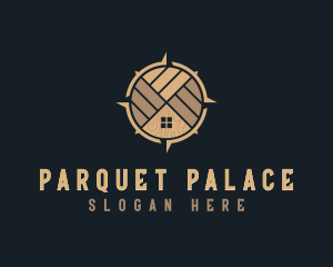 Parquet - Home Flooring Parquet logo design