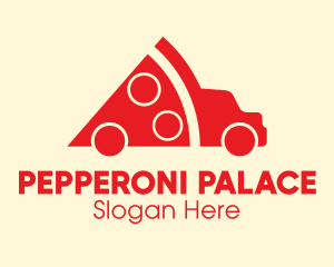 Pepperoni - Pizza Truck Delivery logo design