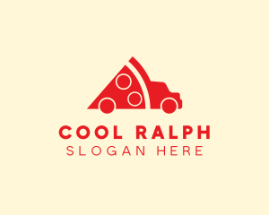 Pizza Food Truck Delivery logo design